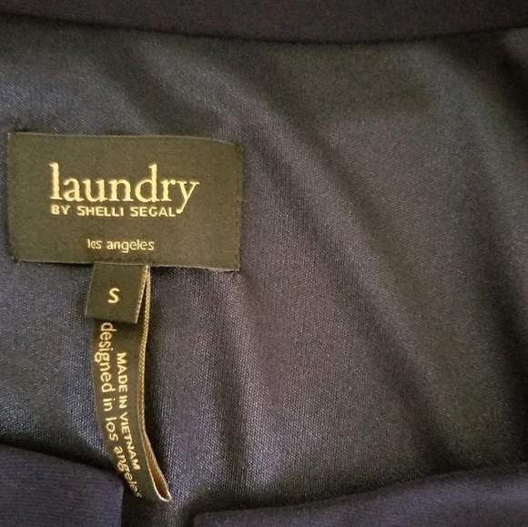 Laundry by Shelli Segal Blue & Green Pattern Dress S - Picture 4 of 5